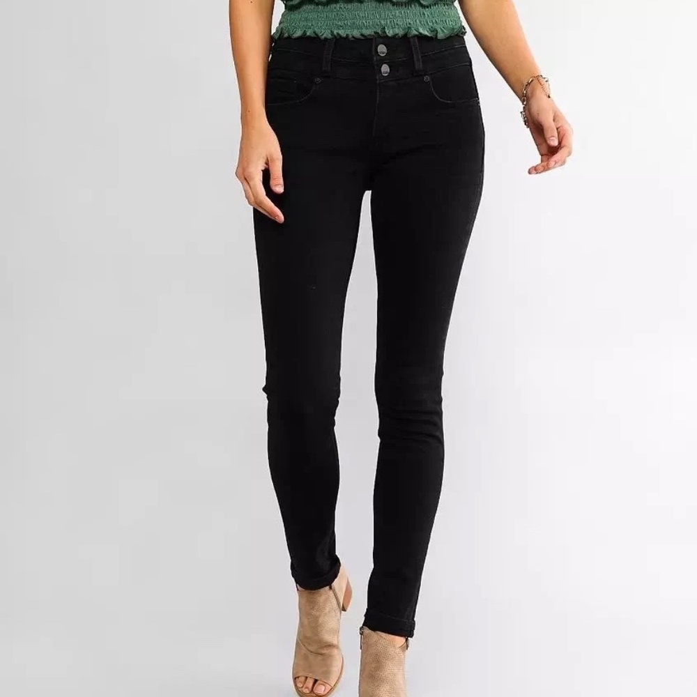 Buckle Black Women's Jeans Fit No. 53 Black Ankle Skinny Stretch 8 Size 30 X 28